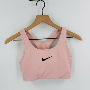 Nike Dri-Fit Sports Bra Pink Size S Athletic Training No Pads Workout Gym Spring